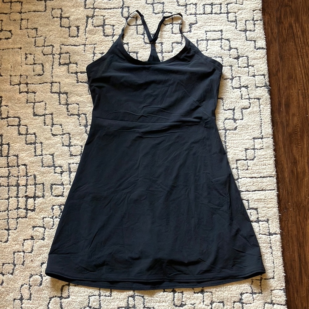 Outdoor Voices Exercise Dress in Black